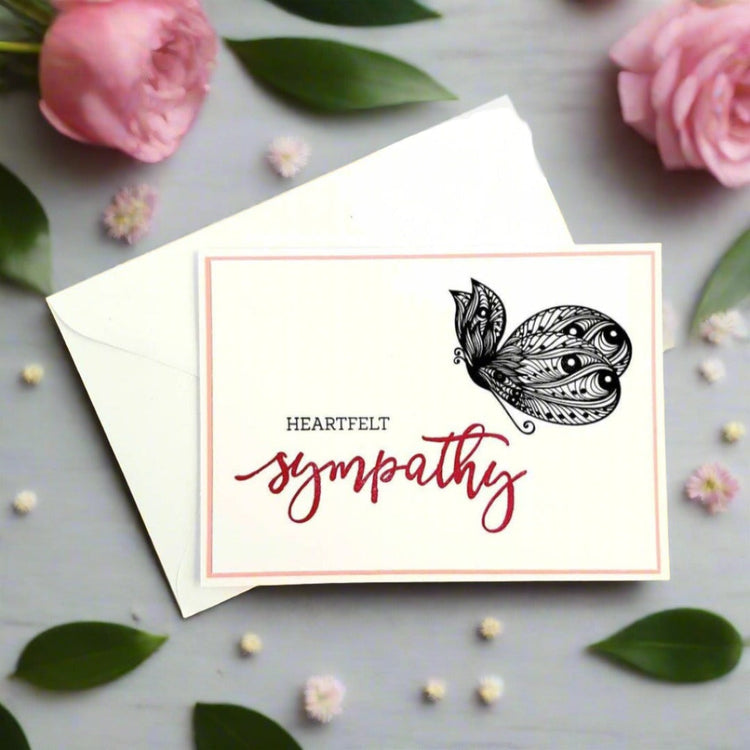 Heartfelt Sympathy Handmade Card