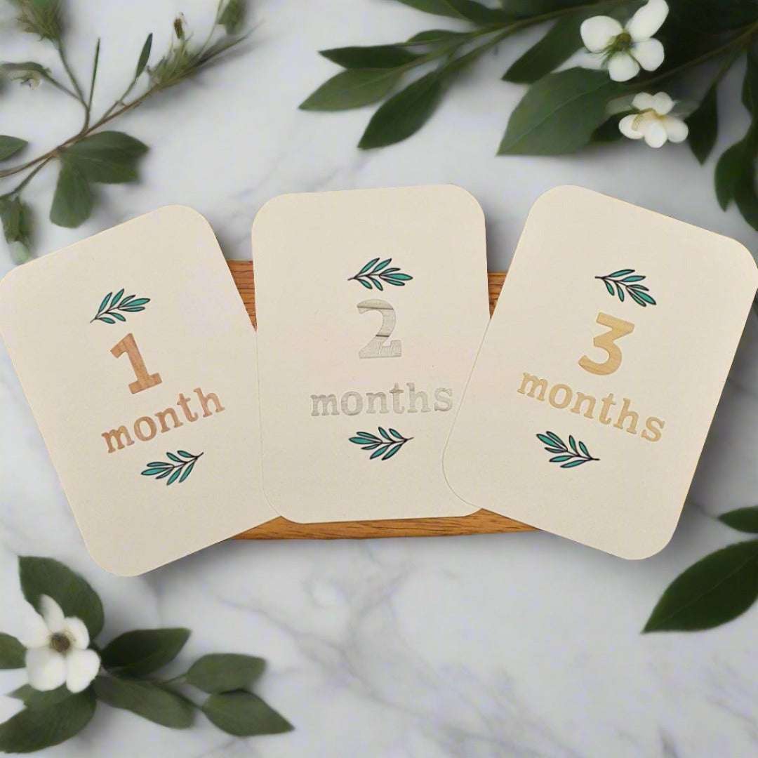 Baby Milestone Cards | Baby Shower Gift – Cards and Crafts By Susie