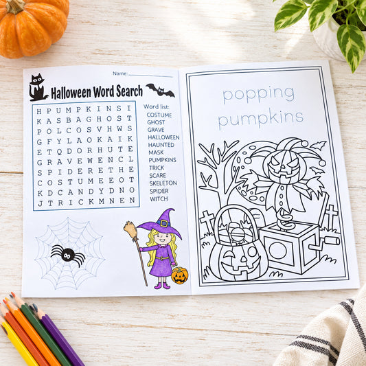 Halloween Activities Book