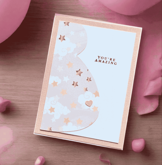 Baby announcement card