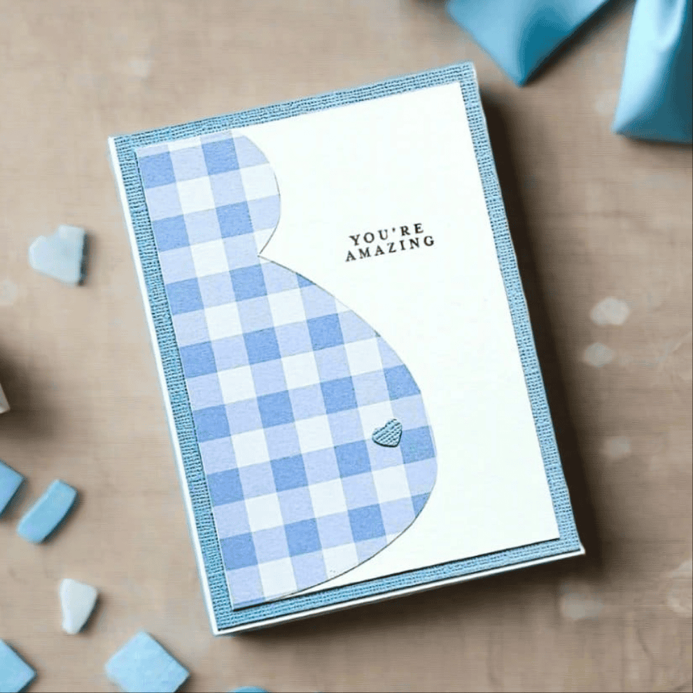 Baby announcement card