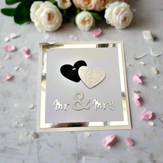 Mr and Mrs Wedding Card