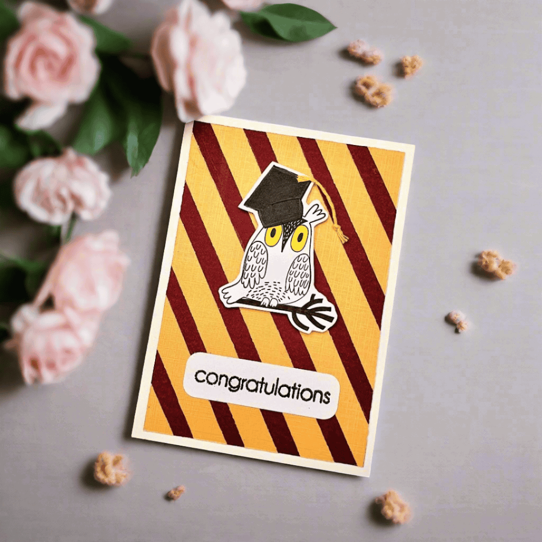 Owl graduations card