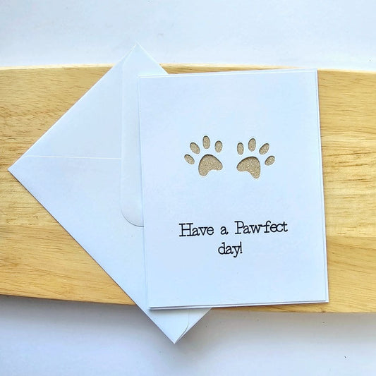 Pawfect Birthday Card