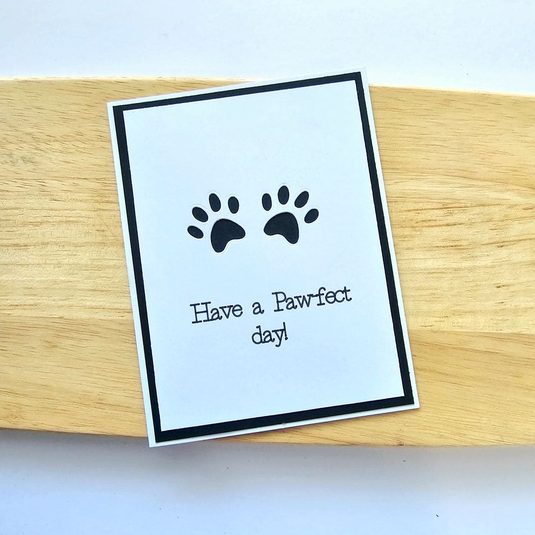 Pawfect Birthday Card