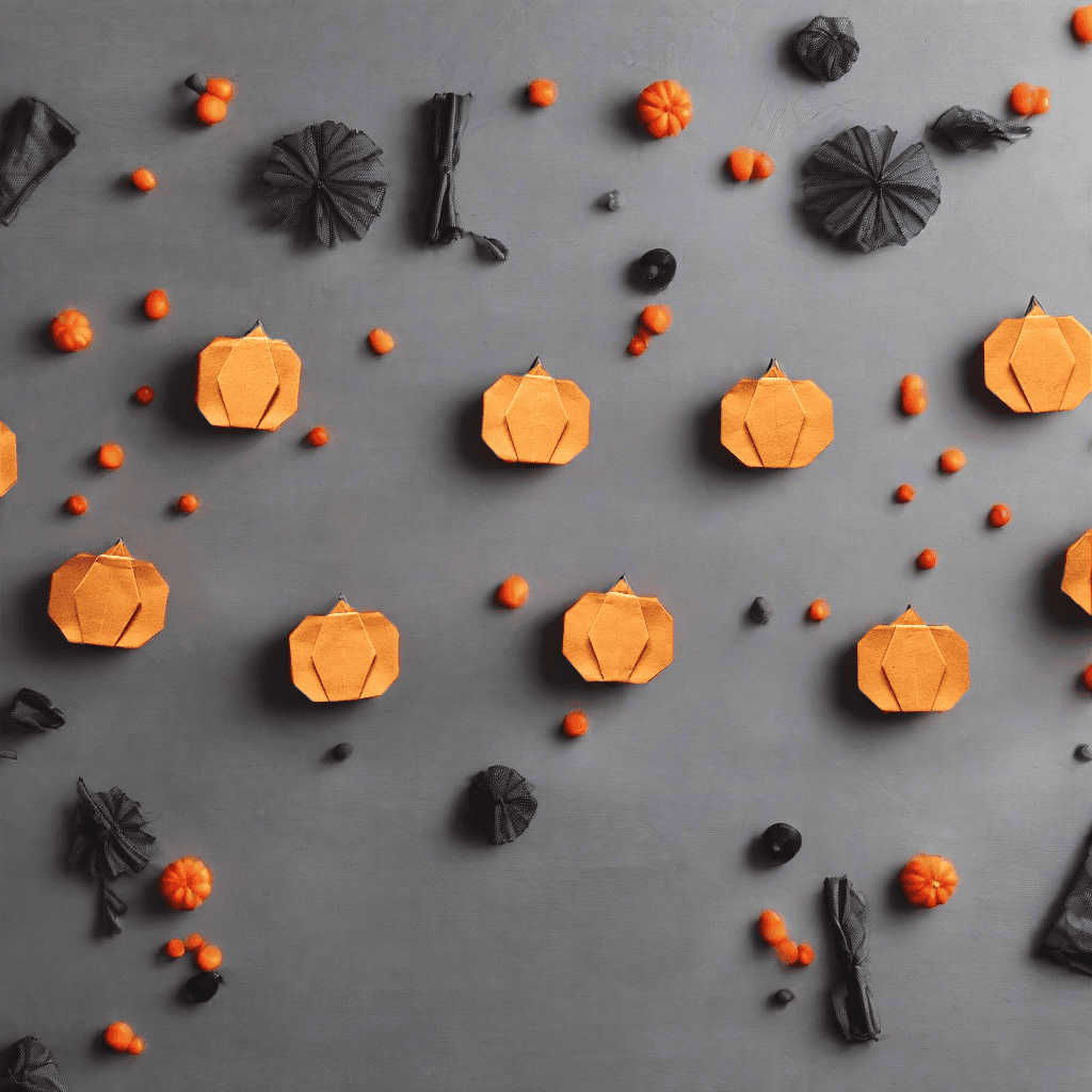 Pumpkin origami