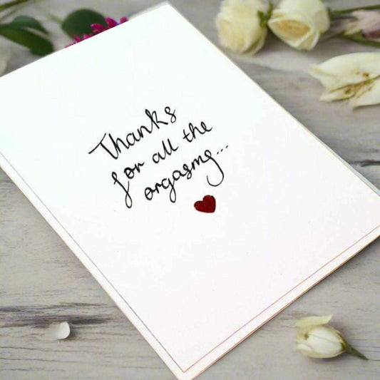 Funny Anniversary Cards - Thanks for all the orgasms