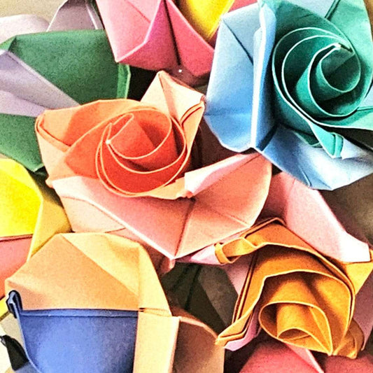 Origami Rose Bouquet