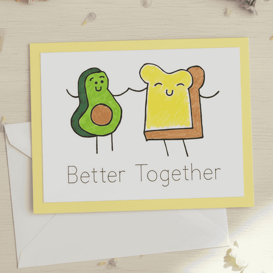 Avocado Toast Love Card
