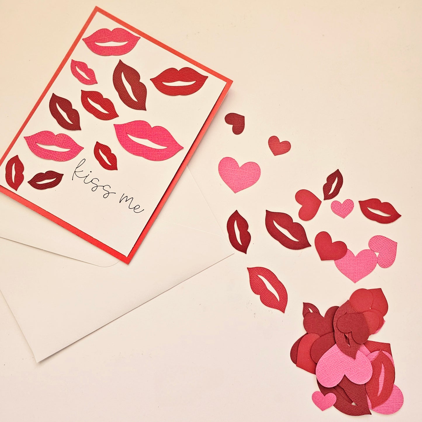 Valentine Heart and Lip Confetti