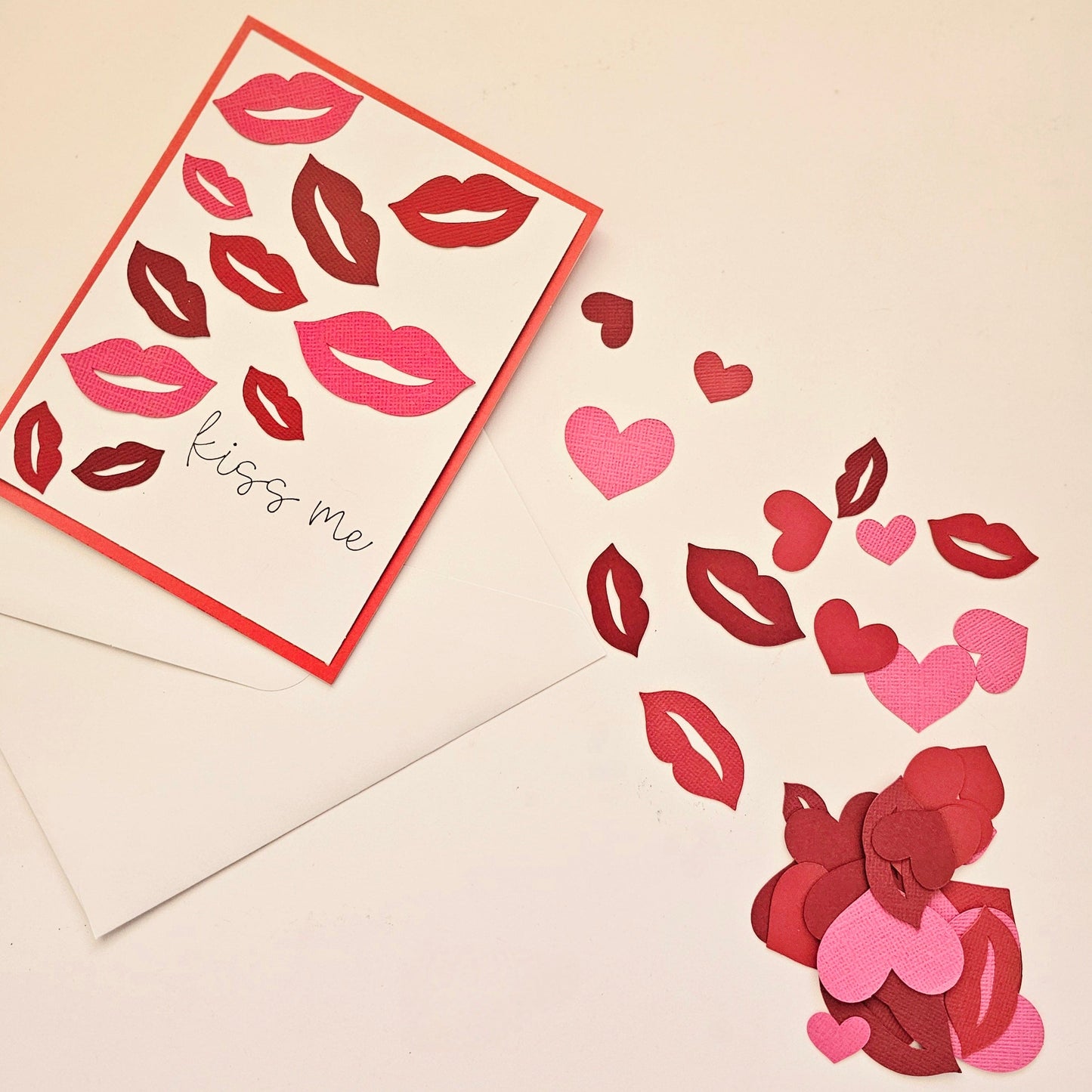 Valentine Heart and Lip Confetti