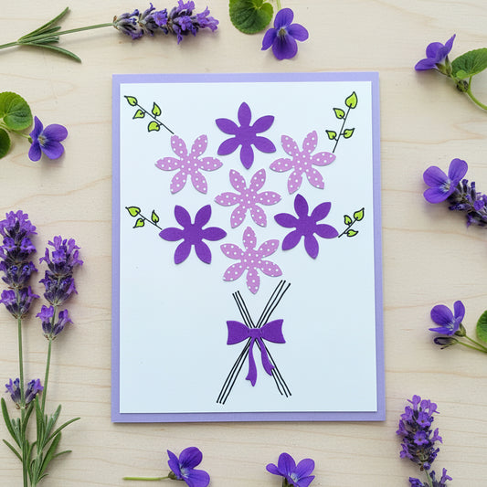 Happy Birthday Flower Card