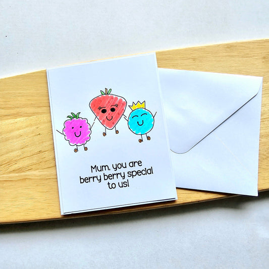 I Love You Berry Much Mother's Day Card