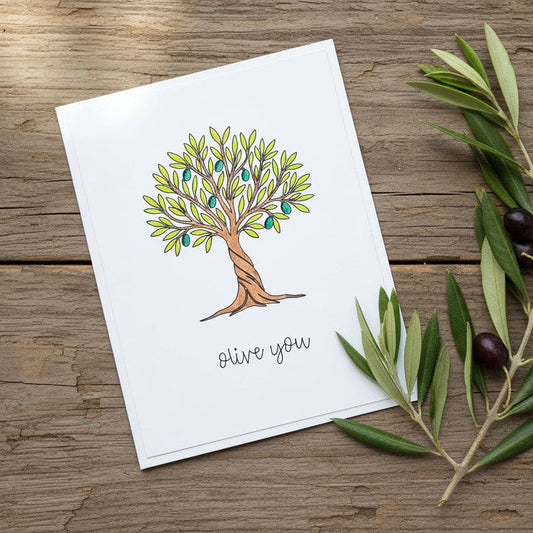 Olive you Card