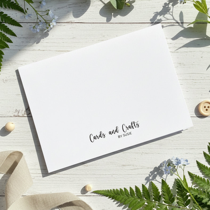 Rainbow Wreath Thank You Card