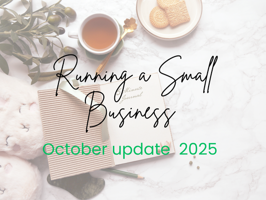 Running a Small Business - October Update 2025