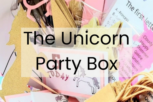 The unicorn party box