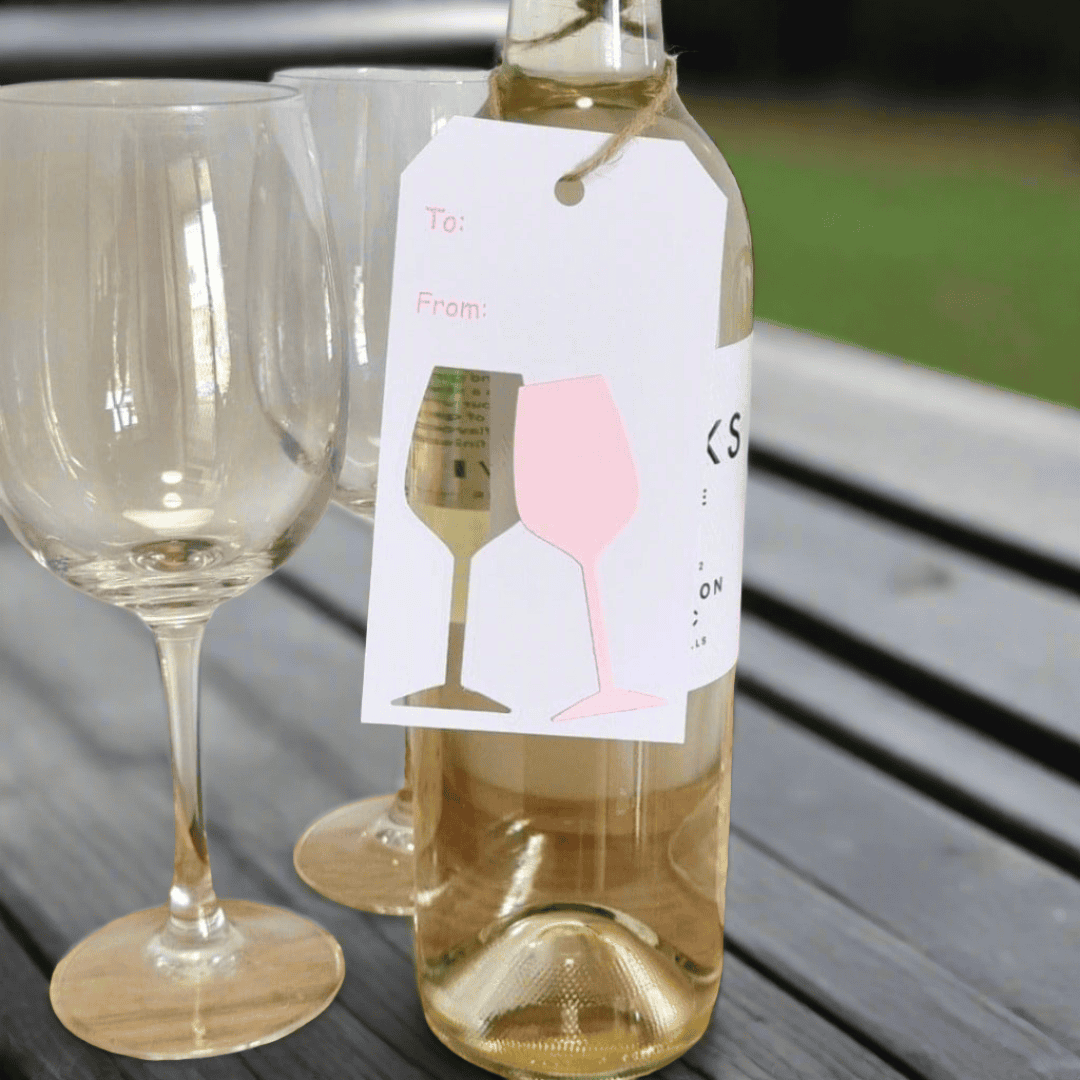 wine gift tag