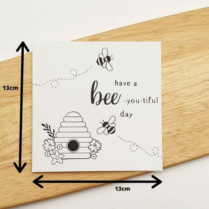 Bee Birthday Card