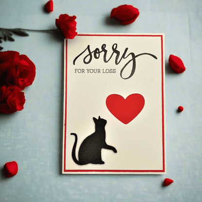 Cat sympathy card