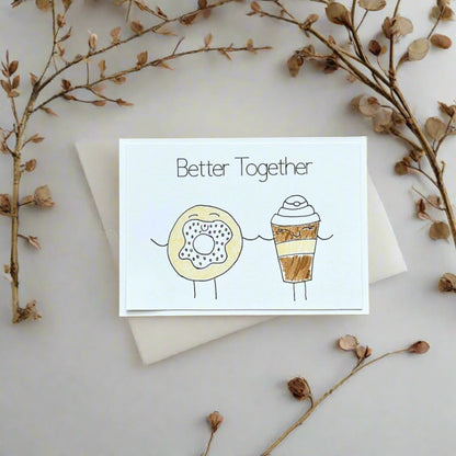 Coffee and Doughnuts | Love Card