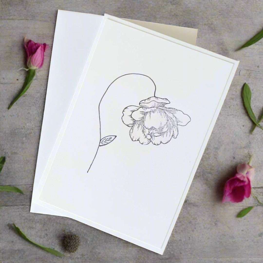 Flower Sympathy Card – Cards and Crafts By Susie