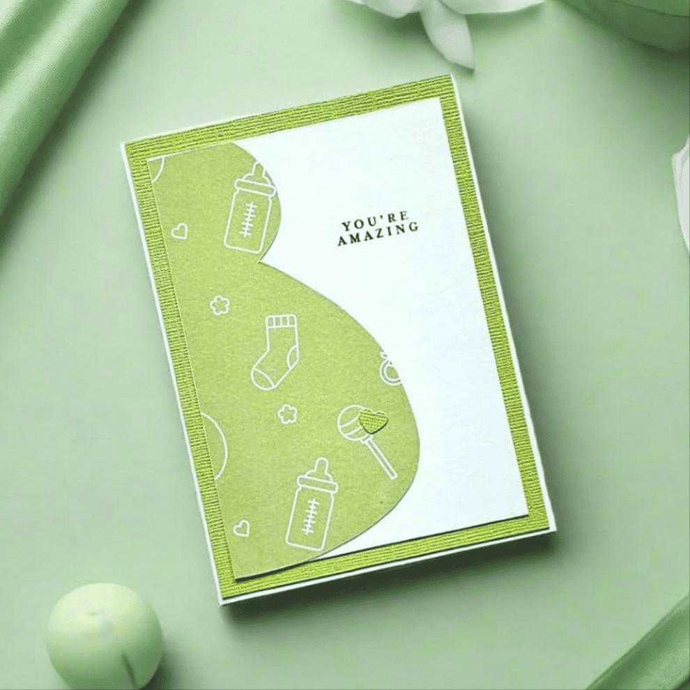 Baby announcement card