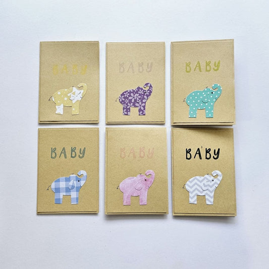 Pack of Six Elephant Cards