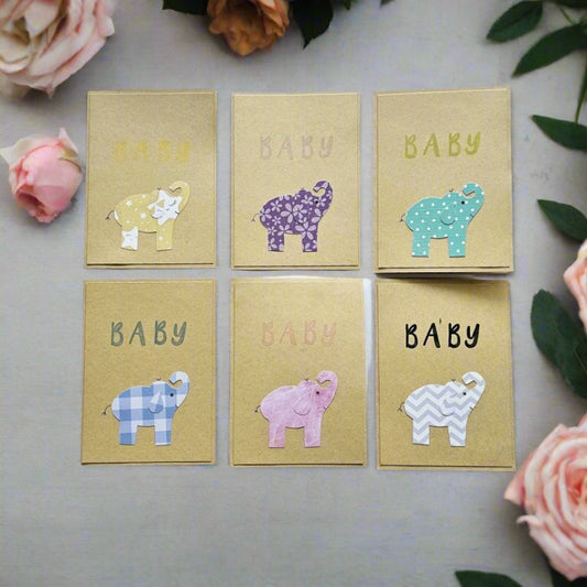 Pack of Six Elephant Cards