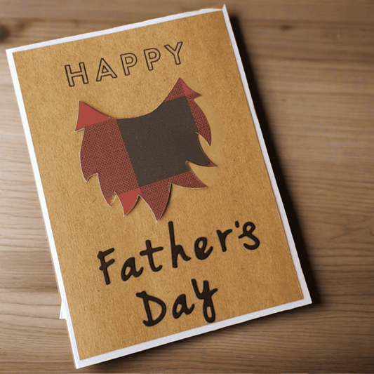 Plaid Beard Fathers Day Card