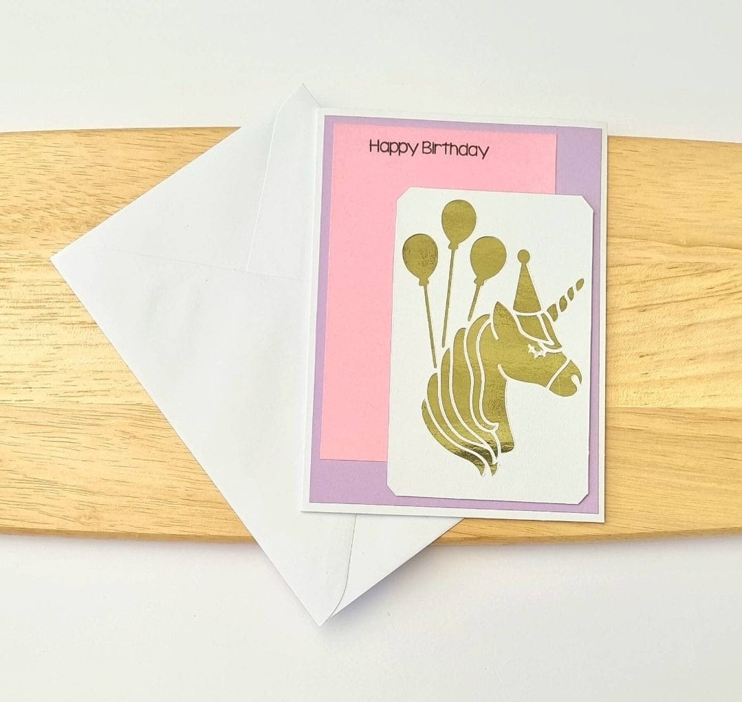 Unicorn Birthday Card