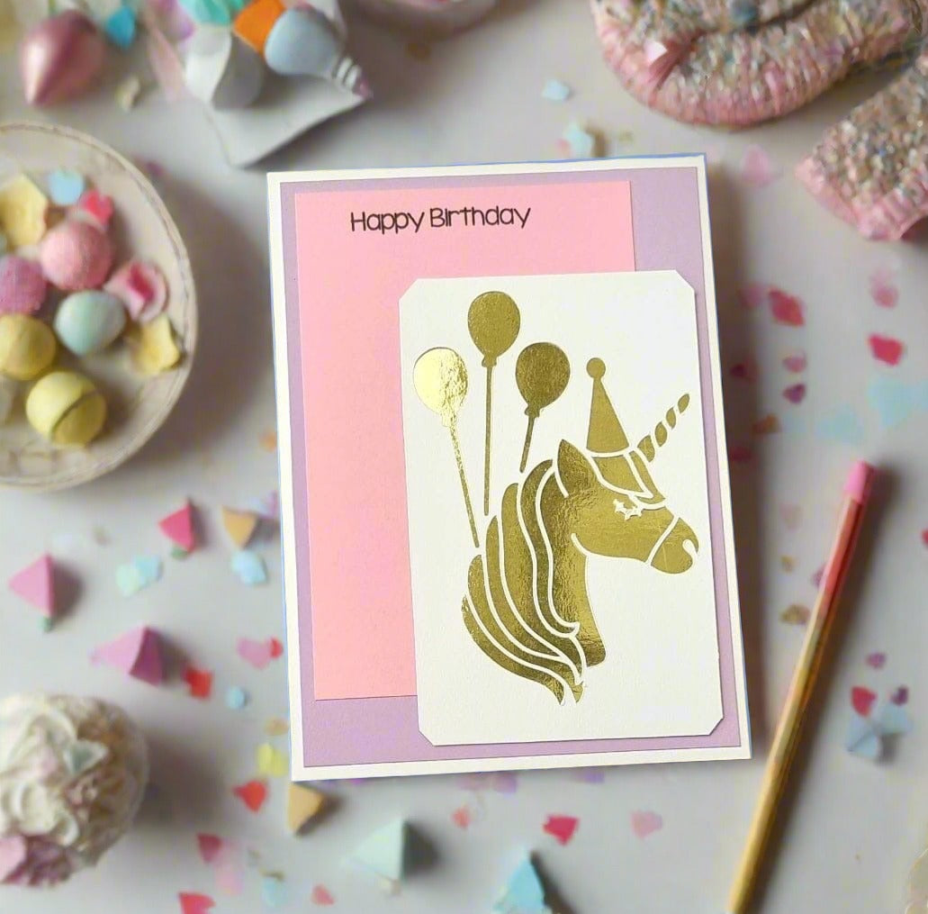 Unicorn Birthday Card