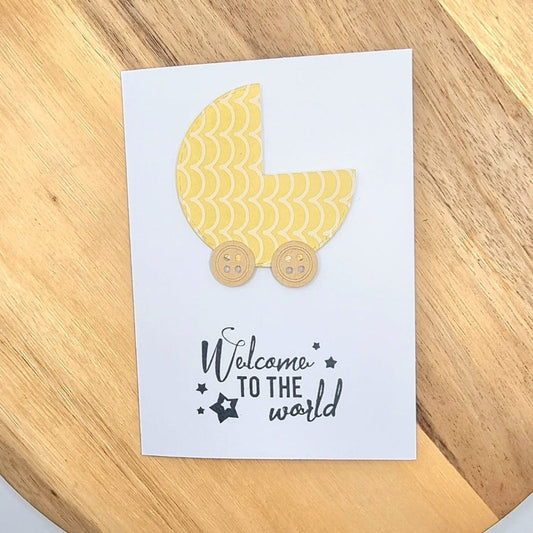 Welcome to the world baby card