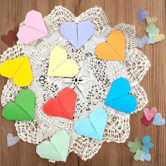 heart paper origami