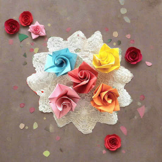 paper roses