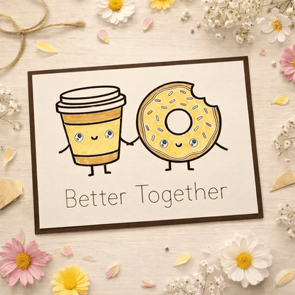 Coffee and Donuts Card