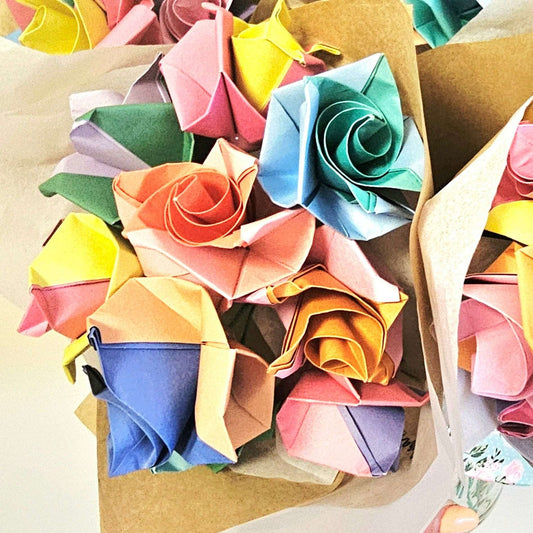 Origami Rose Bouquet