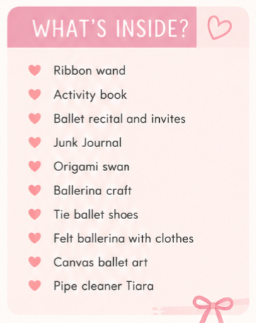 Ballerina Activity Box