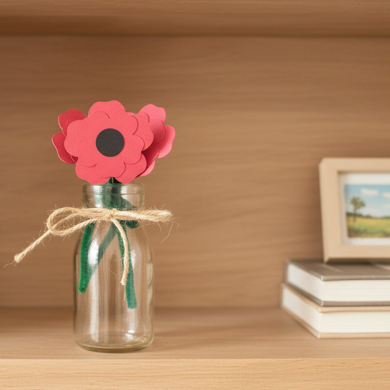 Poppy Making Craft Pack, Set of 10