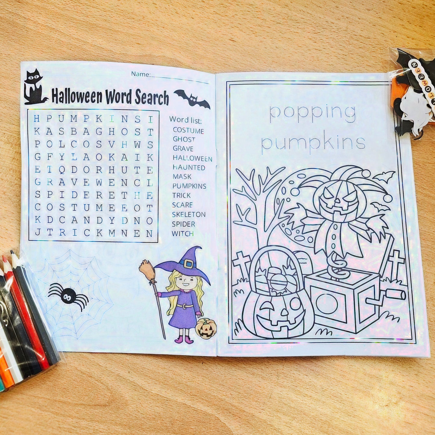 Halloween Activities Book