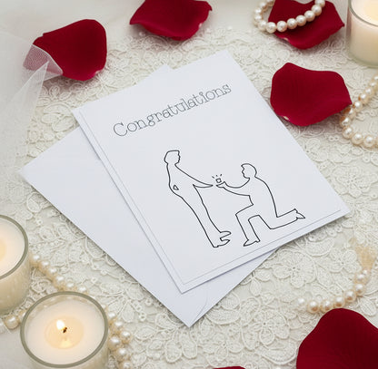 Gay Engagement Card