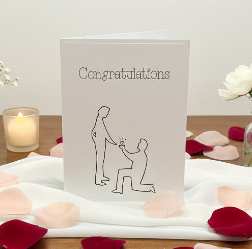 Gay Engagement Card