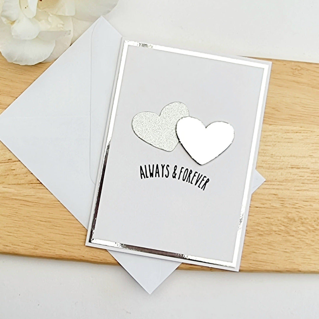 Handmade Wedding Cards - Always and Forever