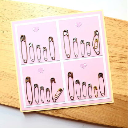 Safety Pin Funny Baby Card