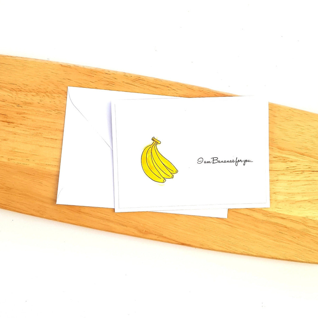 Banana Valentine's Day Card