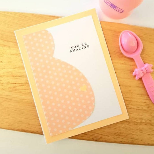 Pregnate Mum Baby Card