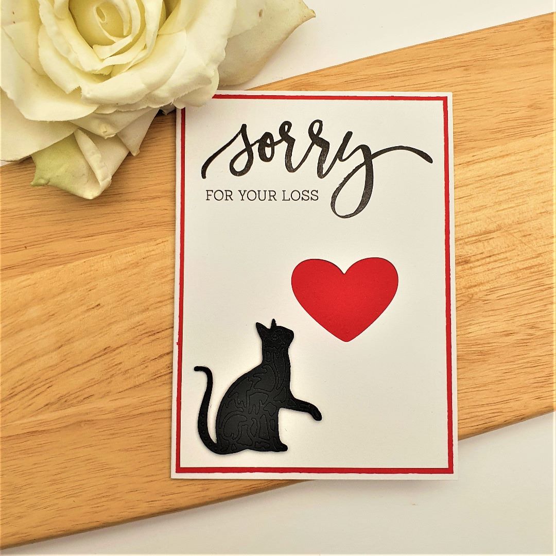 Cat Sympathy Card