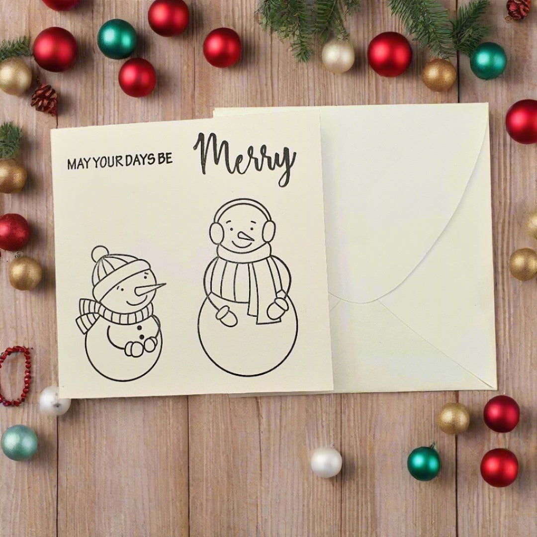 Christmas Colouring Cards