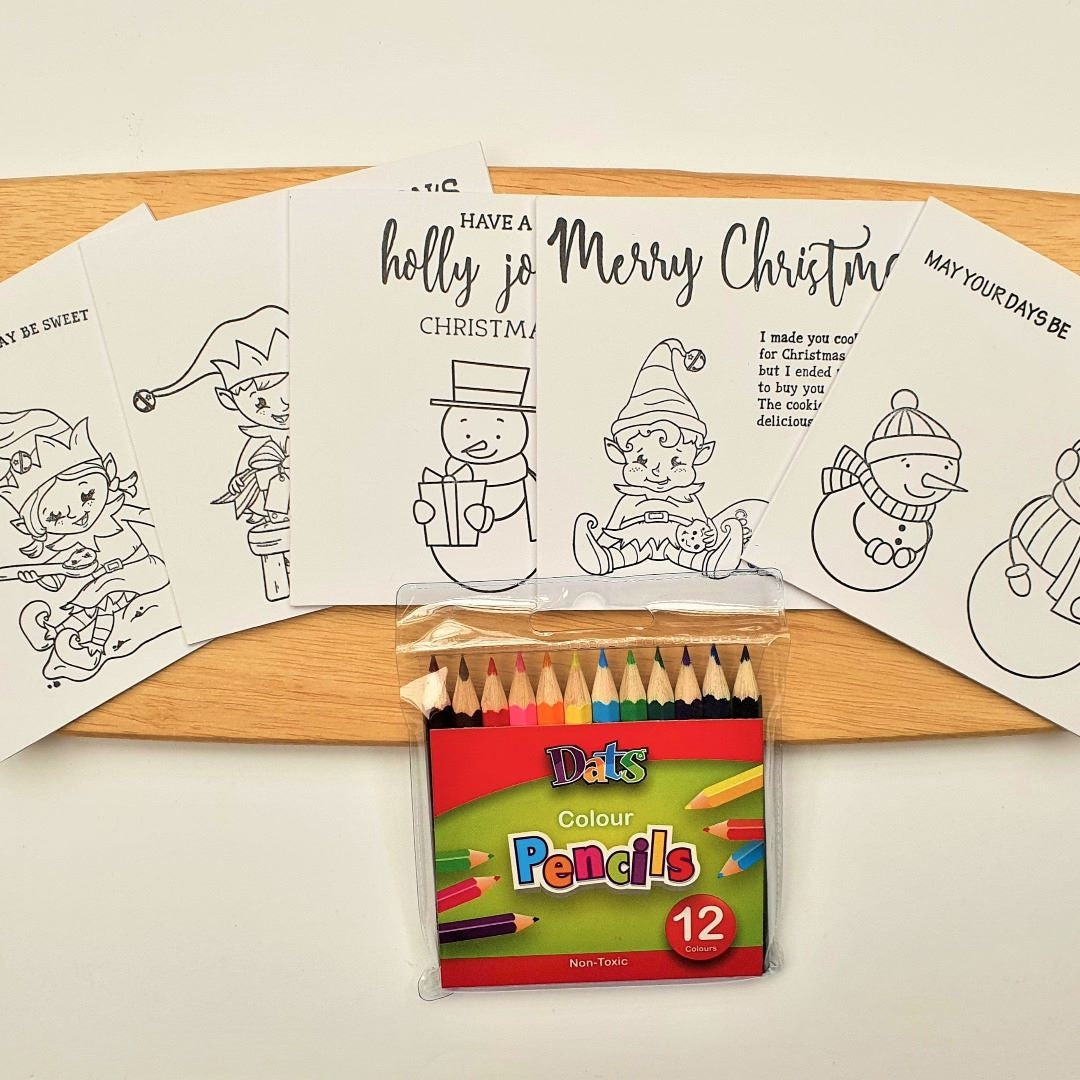 Christmas Colouring Cards