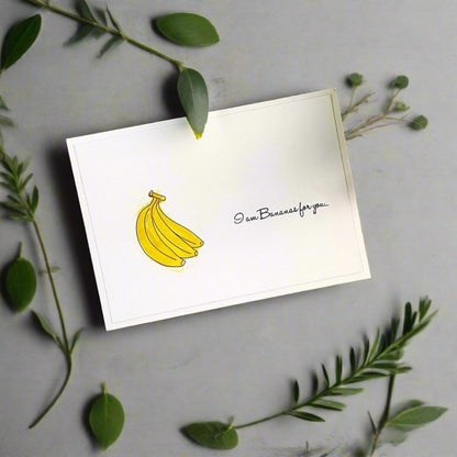 Banana Valentine's Day Card